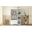 Armoire à miroir 3 portes avec tablettes, blanc (LP006601AAK)