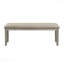 Banc 1 pièce - Siège rembourré en tissu, structure en bois brossé-960419927
