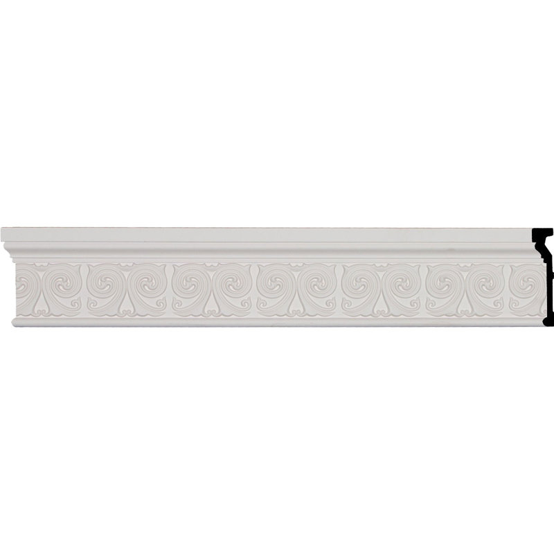 Ralston White Polyurethane Decorative Chair Rail Moulding