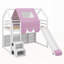 Structure de lit simple en forme de mezzanine en bois avec tente et base de lit en bois-26993287