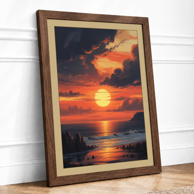 Sunset Coastal - Framed Print