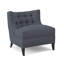 Chaise d'appoint avec coussin en polyester de 29 po de largeur Social-41242336-96915532