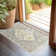 Medallion Non Slip Washable Rug(Beige)