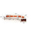 Accoudoir en forme de L beige et confortable, 5 avec accoudoirs, base