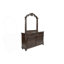Commode de style traditionnel traditionnel avec miroir