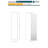 Gauss 84'' H x 38'' W x 0.62'' D Wood Casing