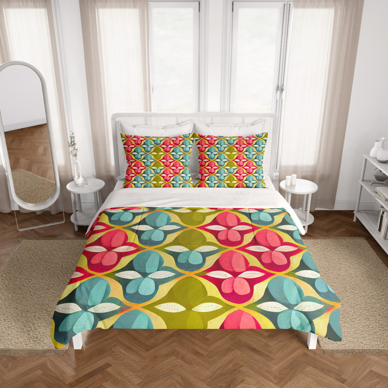 Abstract Duvet Cover, King Duvet Cover + 2 King Shams