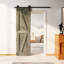 Porte en bois de pin massif non assemblé Arrow Design-132224627-132224632
