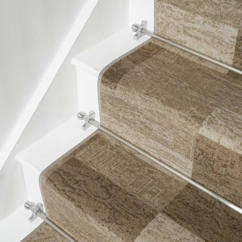 Stair Runner Rodley Geometric Area Rug, Runner 66 x 720cm