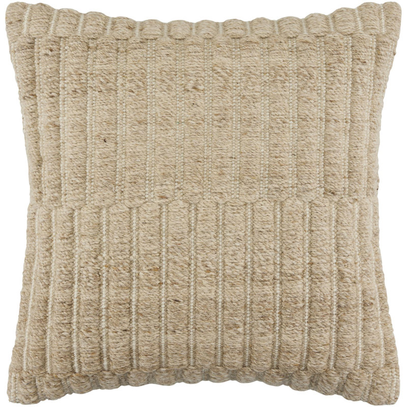 Monacizzo Accent Pillow, Tan, Square 18", Duck Down