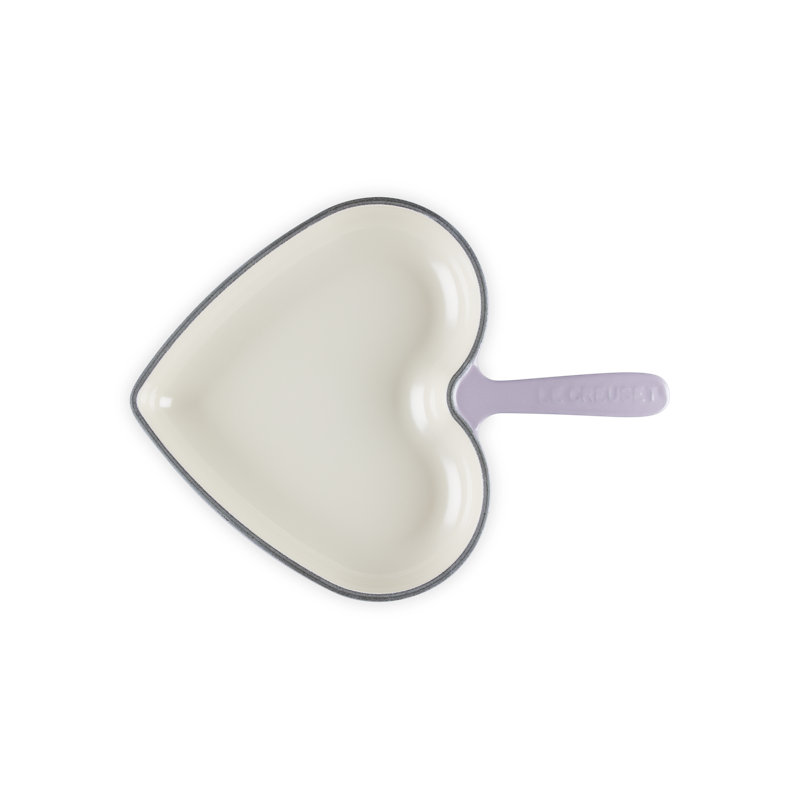 Le Creuset Enameled Cast Iron Traditional Heart Skillet, 10.25 In. - Pêche, Provence
