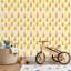 Papier peint adhésif peler et coller en PVC, revêtement mural auto-adhésif amovible avec poire, conception transparente de fruits orange, feuilles vertes, impression minimaliste, imperméable pour la décoration intérieure - Rouleau