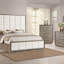 Table de chevet 2 tiroirs Taupe