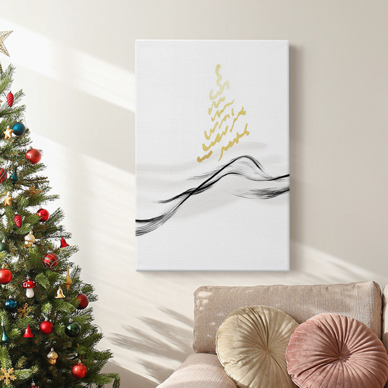 Art des Fêtes de Noël - Toile tendue avec châssis CCDXC III, H 60 po x l 40 po