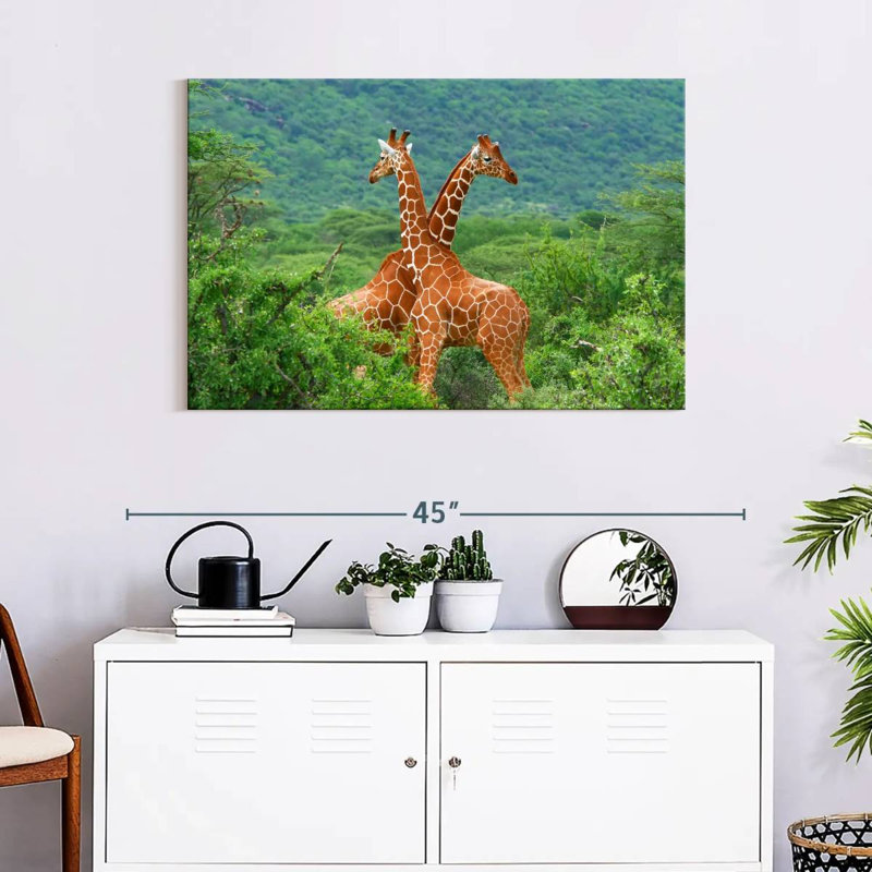 Crowle Giraffe Love, H 24 po x l 36 po