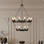 Luminaire suspendu rond 18 po