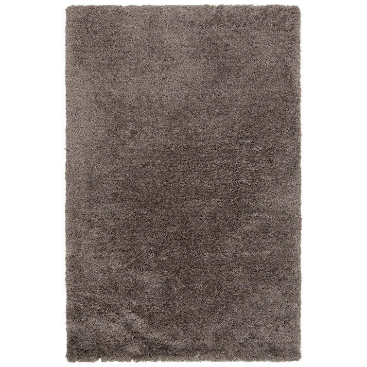 Tapis de zone taupe touffeté à la main Salyers