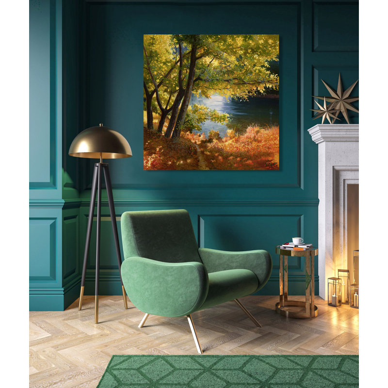 On The River by Adriano Galasso - Wrapped Canvas Print, 70 cm H x 70 cm W