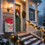 Boîte aux lettres de Noël pour la décoration extérieure, lettre au Père Noël pour la décoration de Noël extérieure-306663114-306663113