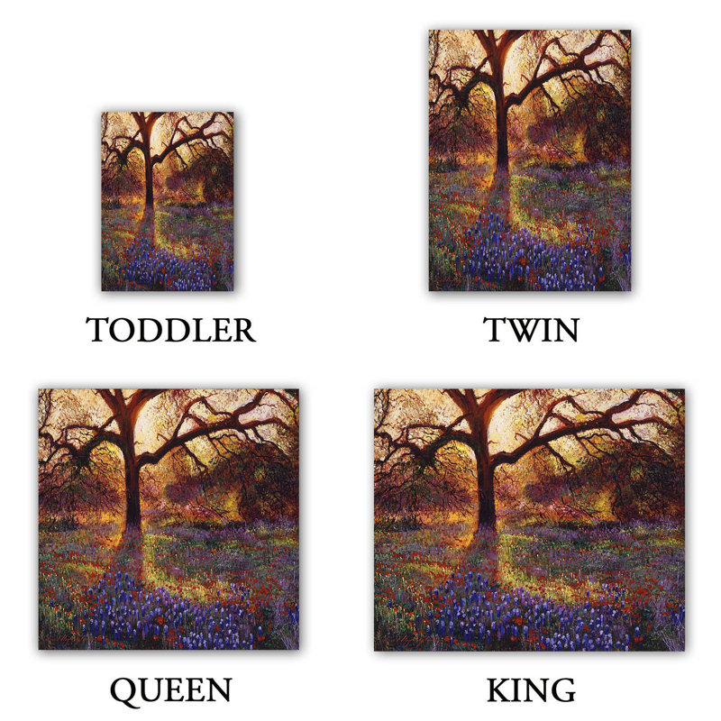 Ensemble de housse de couette en microfibre DiaNoche par David Lloyd Glover - Wildflower Meadow