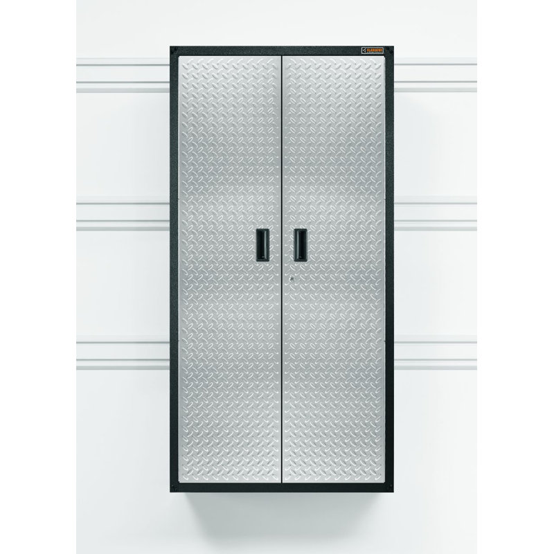 Silver Steel Ready-to-Assemble Cabinet Wall Bracket Kit