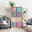Sorbus 13-inch Storage Bins - Collapsible Fabric Storage Cubes with Handles, 12 Pack - Pastel Combo-378596867-378596869