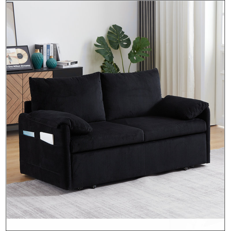 Canapé-lit avec couchette réglable 3-en-1