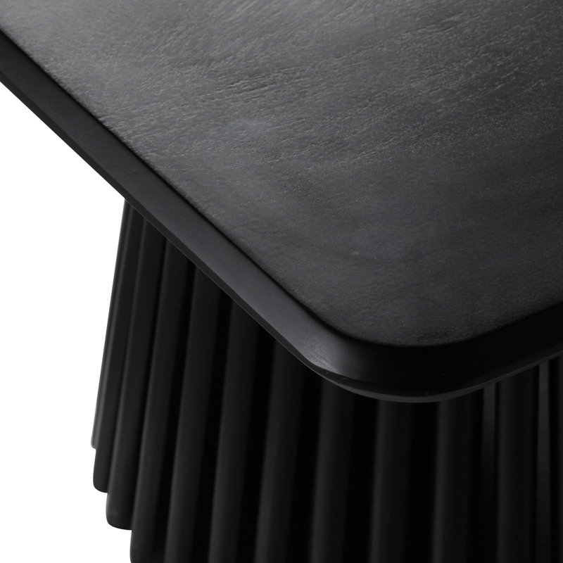 Table basse Roanne, Noir, noir, noir, noir