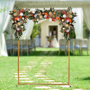 YaoTown Backdrop Floral Garland with Hanging Vines For Wedding