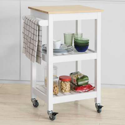 Draco Wood Bar Cart
