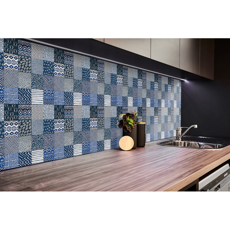 Self Adhesive Vinyl Splashback Wall Tiles Sticker Wall Stickers Tile Peel and Stick 39,37x19,68 Inch