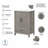 24W Single Bathroom Vanity with Ceramic Basin-1676343152