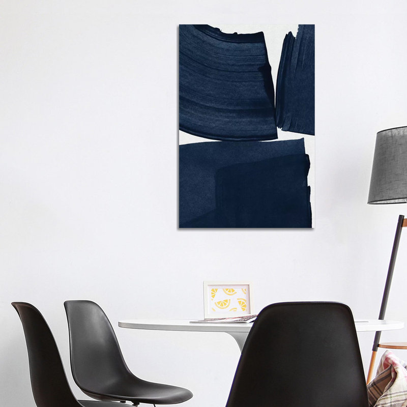 Minimalist Painting Blue I by Orara Studio - Wrapped Canvas Gallery-Wrapped Canvas Giclée, 101.6cm H x 66.04cm W