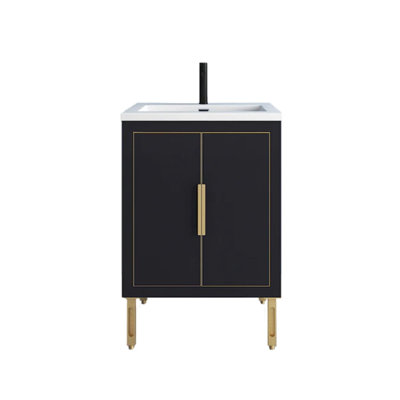 Meuble-lavabo simple 24 po