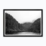 Western Shore Ii In Black & White Print