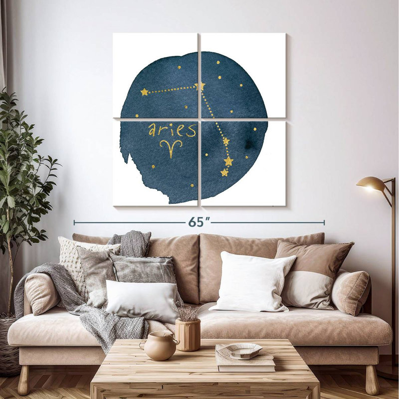 Horoscope Adella Bélier, H 45 po x l 45 po