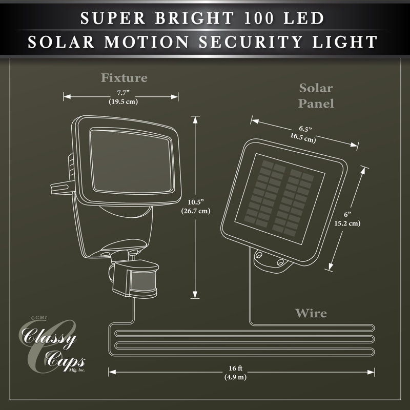 15-Watt LED Area Light with Motion Sensor