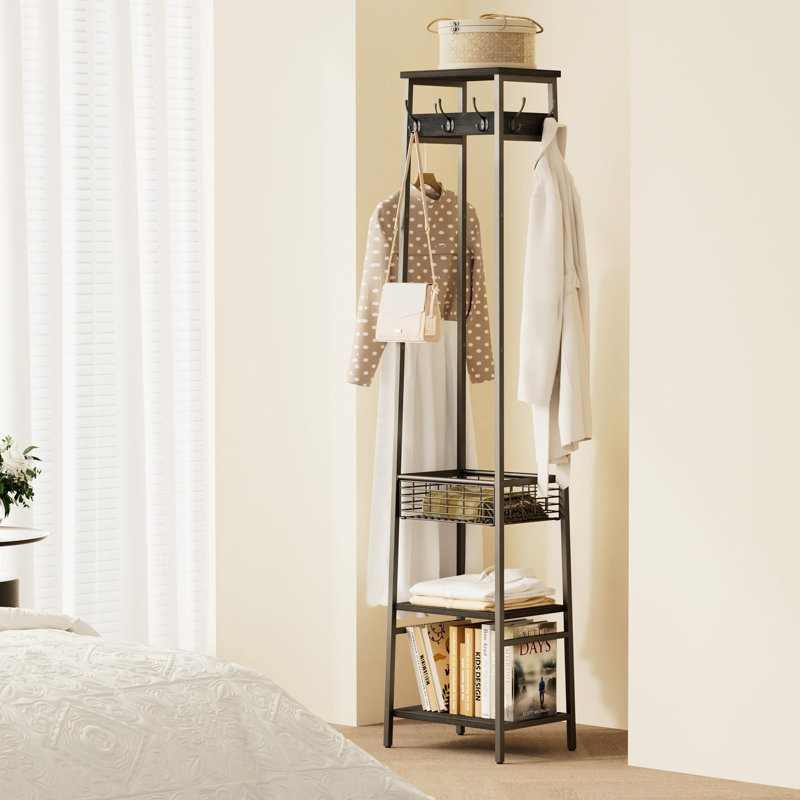 Coat Rack Freestanding, Black