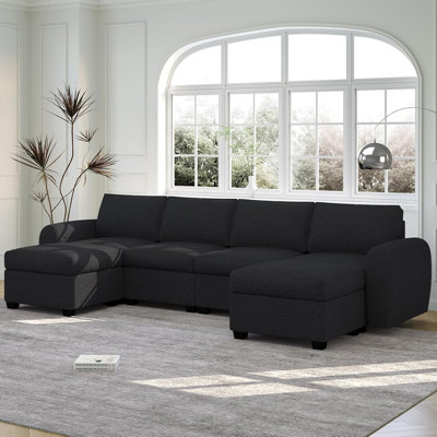 Canapé modulaire rembourré 6 pièces Jamyson