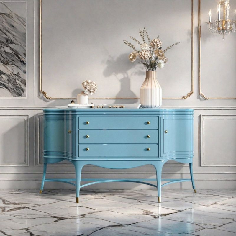 Console moderne minimaliste, H 35,43 po x l 59,06 po x P 15,75 po
