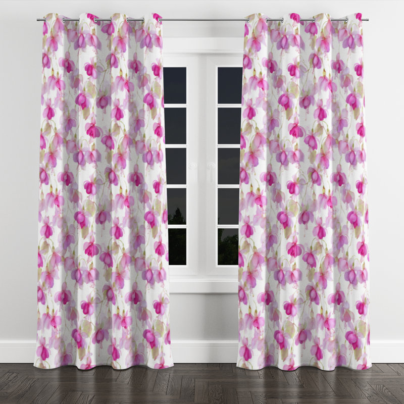 Rideaux bohème Boho, L 52 po x L 63 po, Œillets argentés
