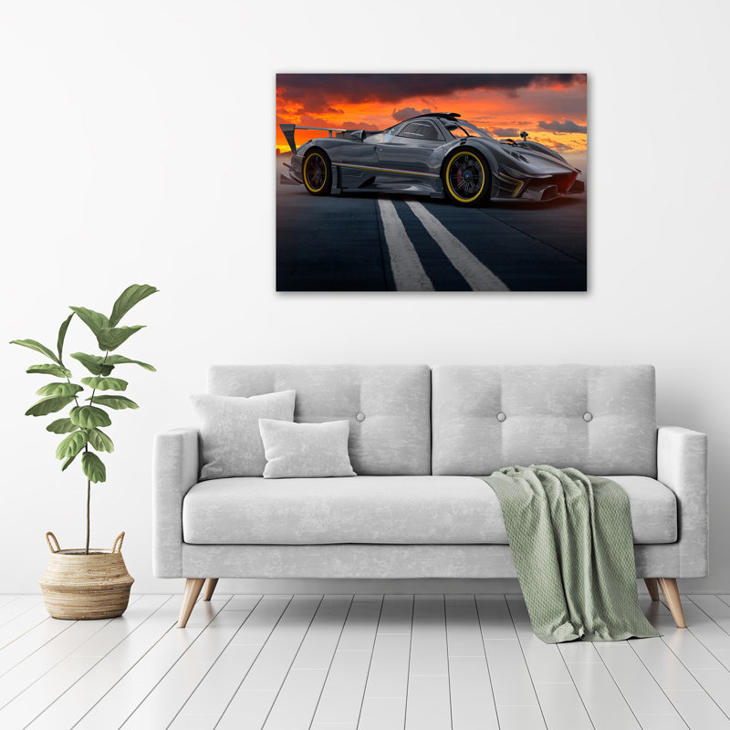 Racer - No Frame Print on Glass