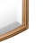 Vanity Gold arched metal wall mirror 