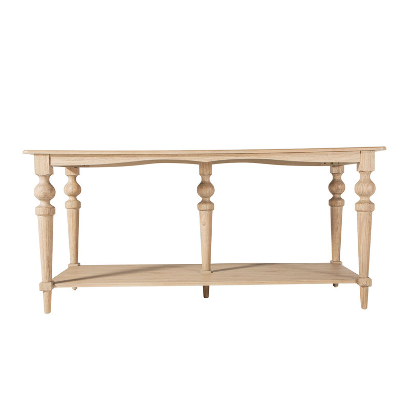 Nirvana 76.63" Solid Wood Console Table