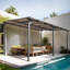Pergola murale d'extérieur durable 10 * 14Ft