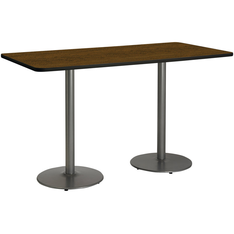 Table de vestibule Mode, Medium Oak, Grey, 42" H x 36" W x 72" L