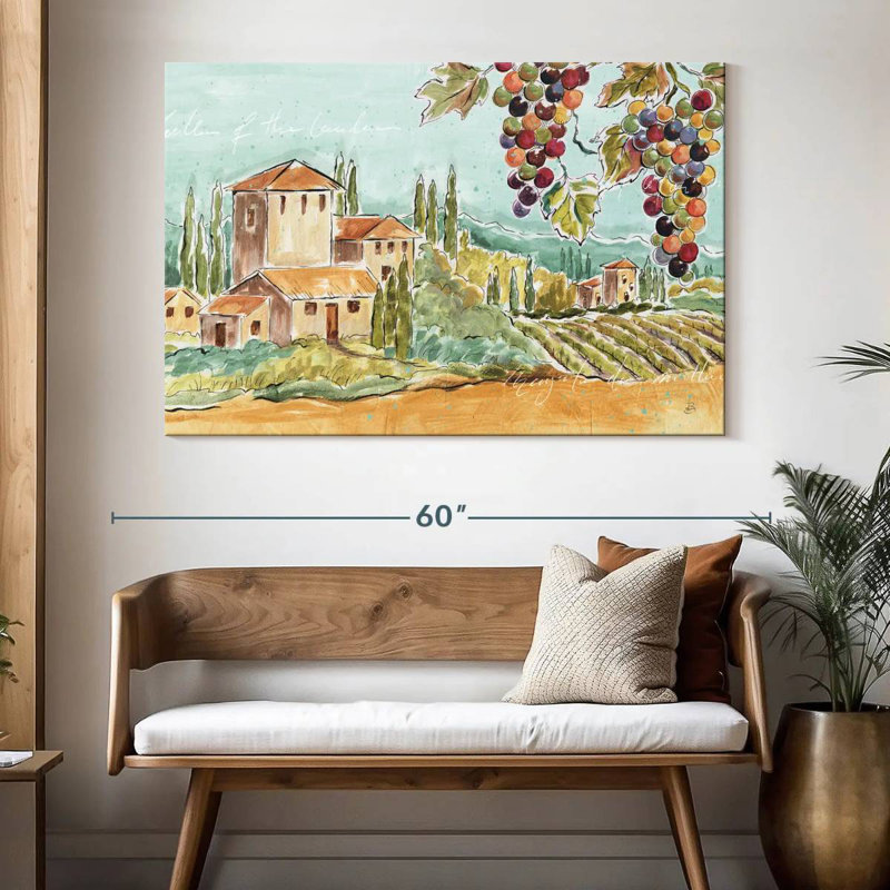 Alvord Tuscan Breeze No Poppies, 34" H x 51" W