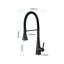 Robinet de cuisine avec douchette extractible