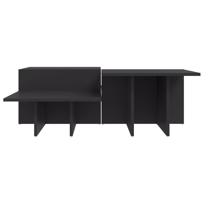 Cunegunda Abstract Coffee Table, Grey