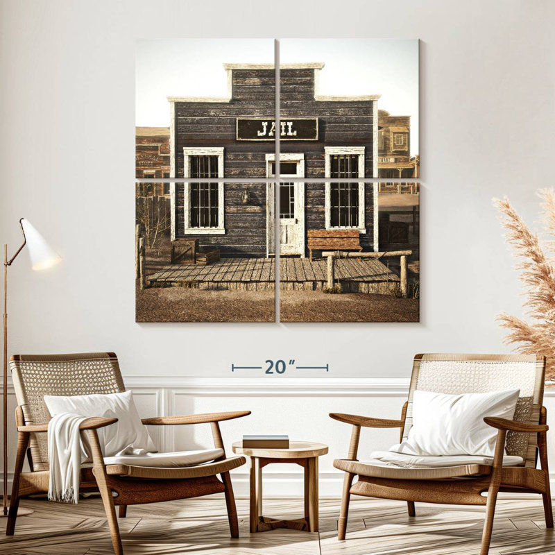 Lelar Western Jail, 57" H x 57" W